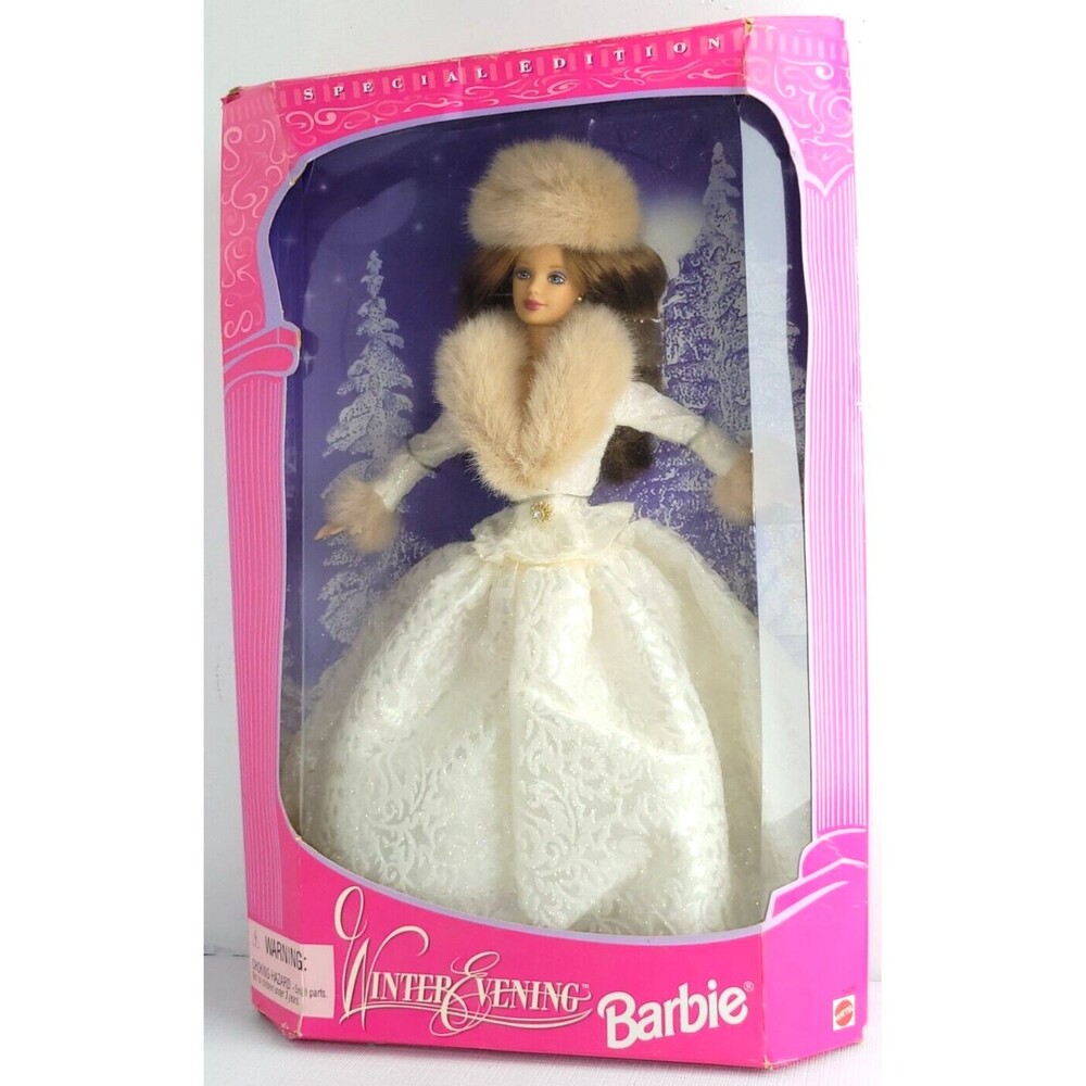 MIB Special Edition Winter Evening Barbie Mattel 1998 Brunette Long Hair
